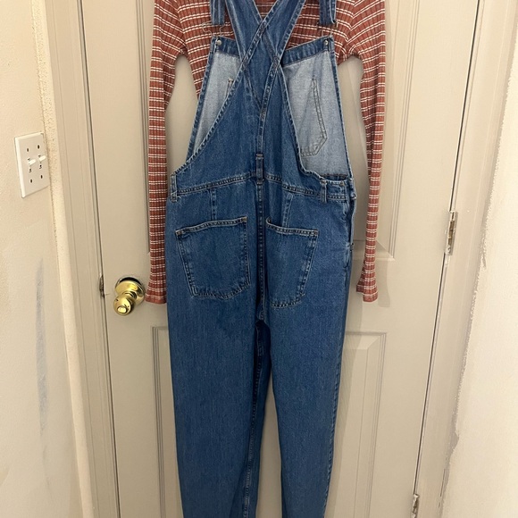 Adorable Denim Overalls by We The Free - Picture 3 of 4